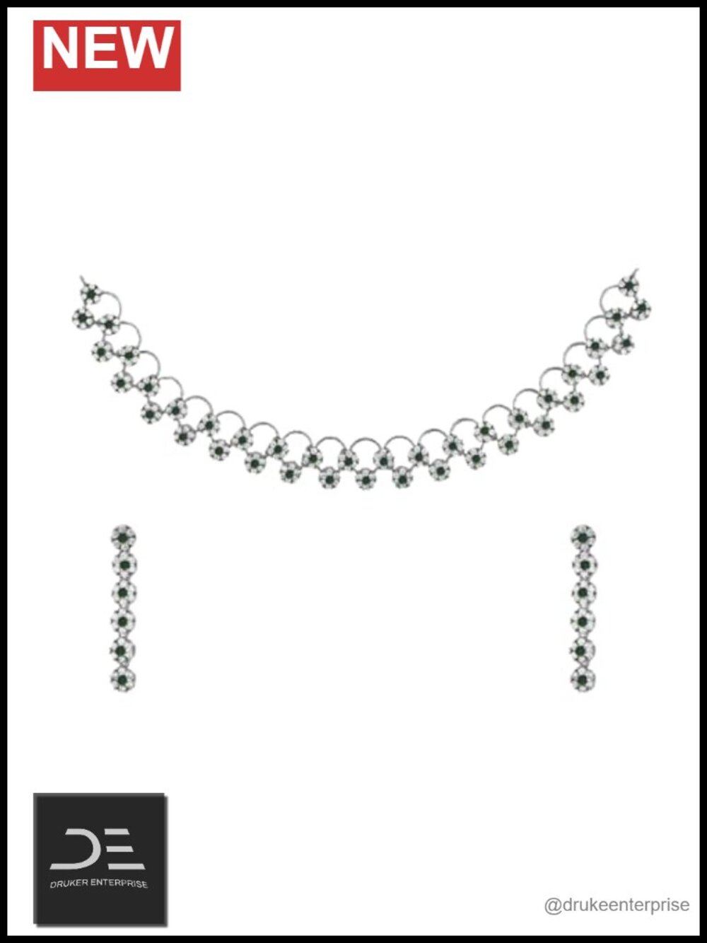 Gold Plated Brass Floral CZ Jewelry Set for Women Wedding